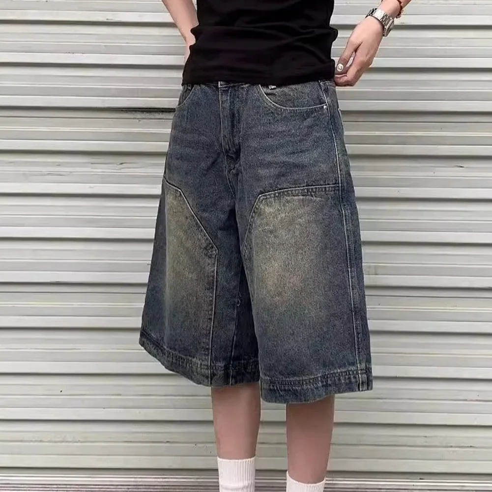 Loose Fit Vacation Loose Wide Leg Pants Fashion Casual Jeans Polyester Fabric Regular Length Suitable For Holiday