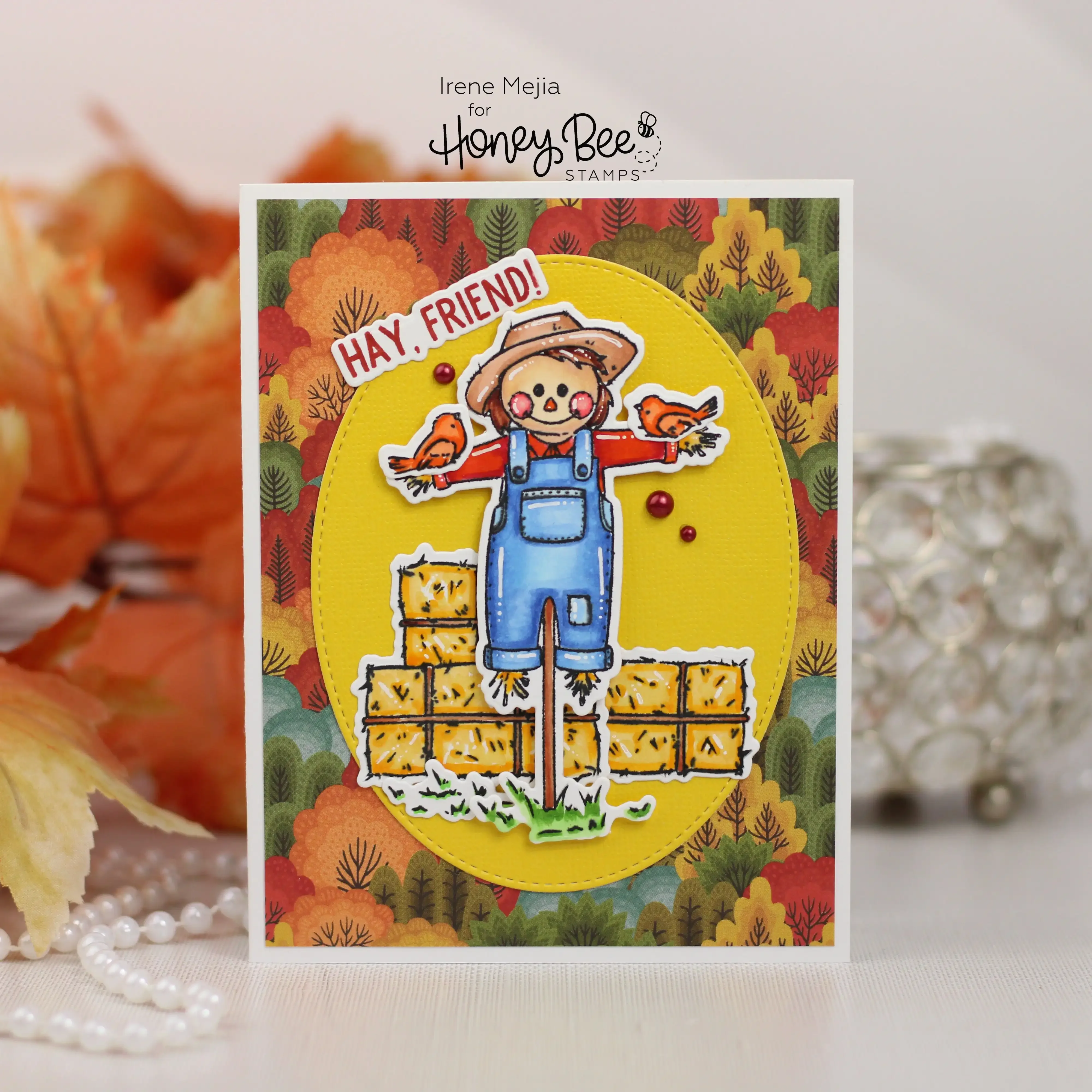 Pre-Order: Storybook Fall - Honey 2024 August Metal Cutting Dies Stamps For Scrapbooking Paper Craft Handmade Card Album Punch