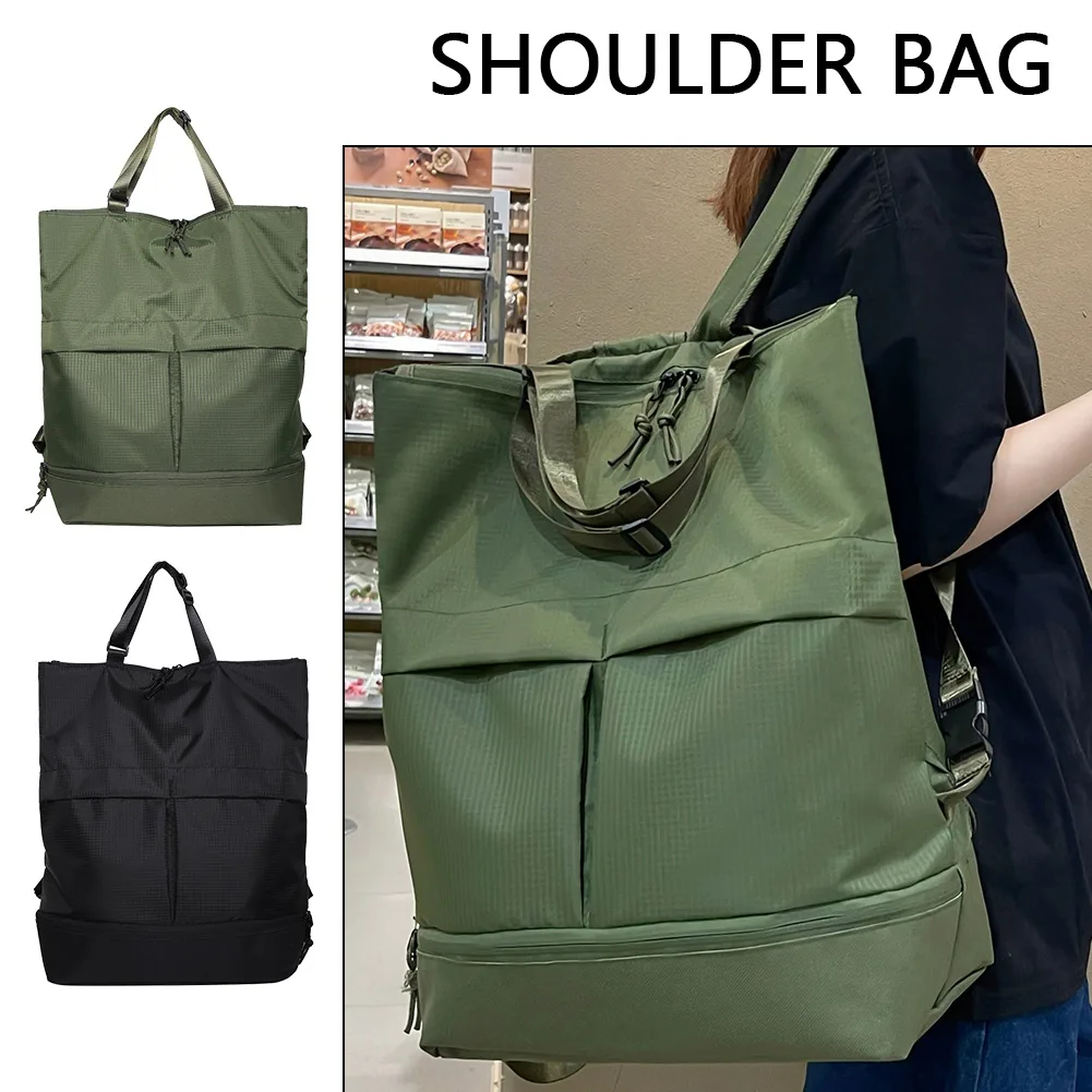 Unisex Freizeit handtasche leichte Damen & Herren Reise rucksack große Kapazität feste Farbe