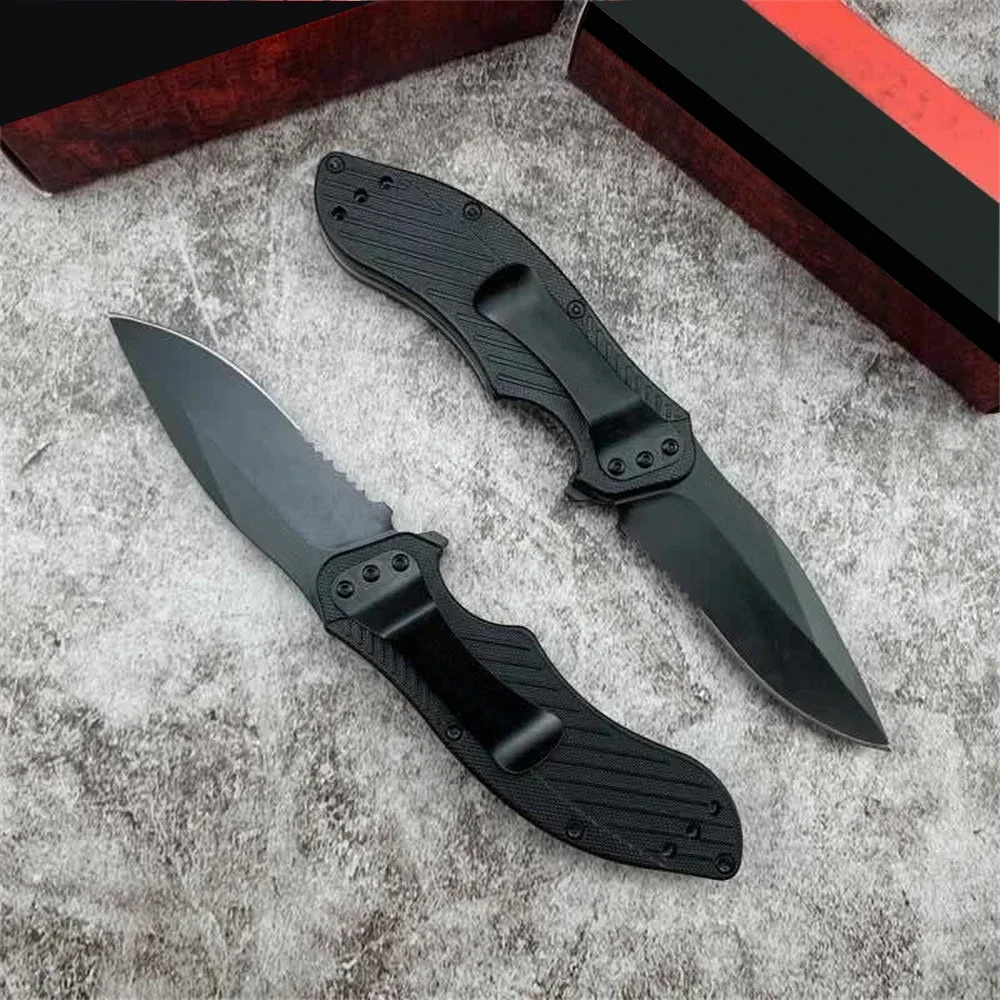 1670BLK Military Clash Tactical Flipper Folding Knife 8CR13MOV Blade Portable Outdoor Survival Knives Camping Hunting EDC  Tools