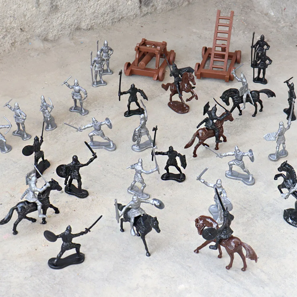 1Set Premium Simulation Soldier Set Scene Design for Kids Enhances Hand Eye Coordination Educational Military