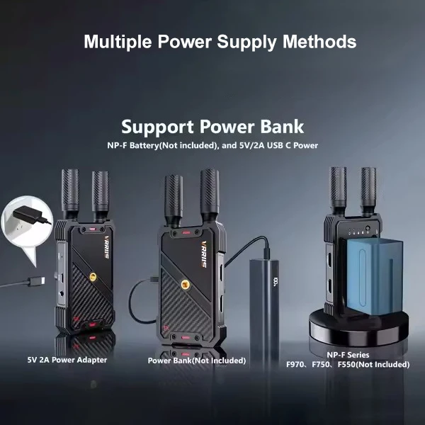 HD 400m Wireless Transmission System HDMI Extender Audio Video Transmitter and Receiver for Camera Outdoor Live Streaming Share