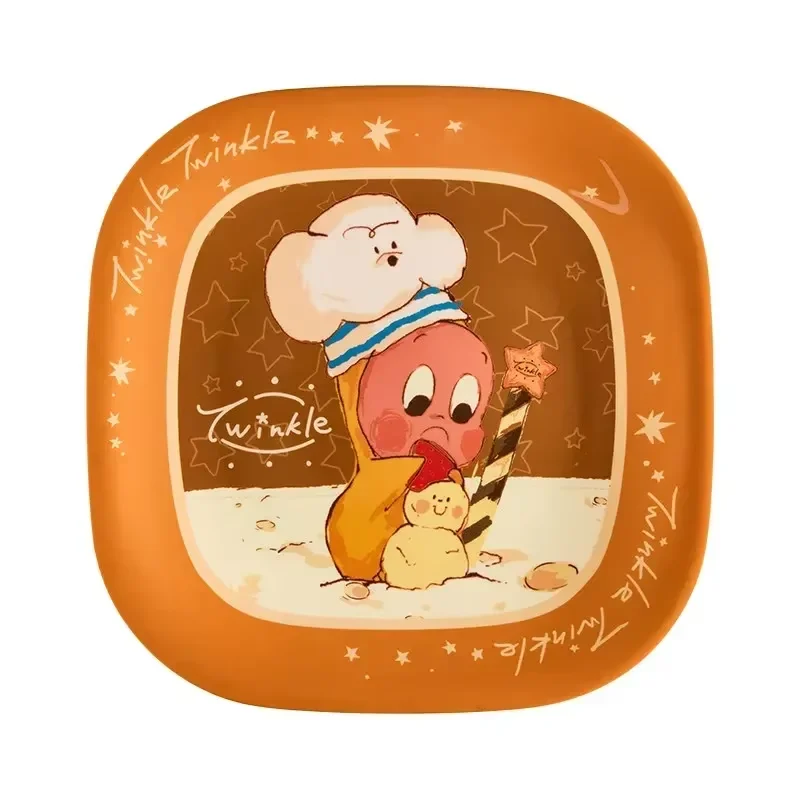 

POPMART Twinkle Twinkle Moon Gelato Series Anime Figure Blind Box Cute Doll Tableware Ornament Square Plate Gift Idea
