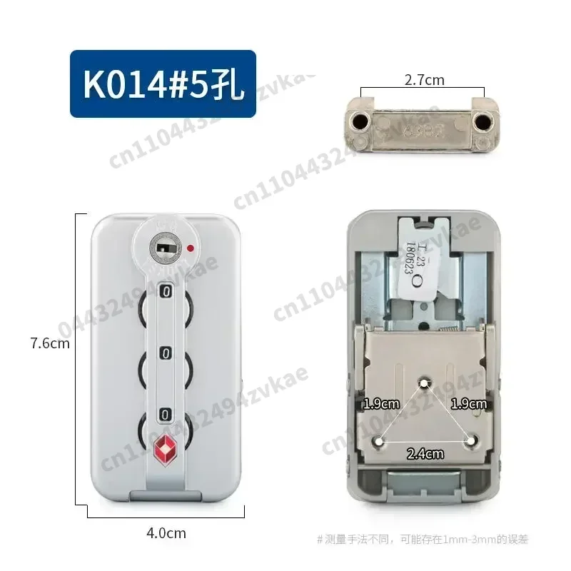 XFG TSA007 Customs Password Lock Luggage Fixed Lock Luggage Repair Accessories