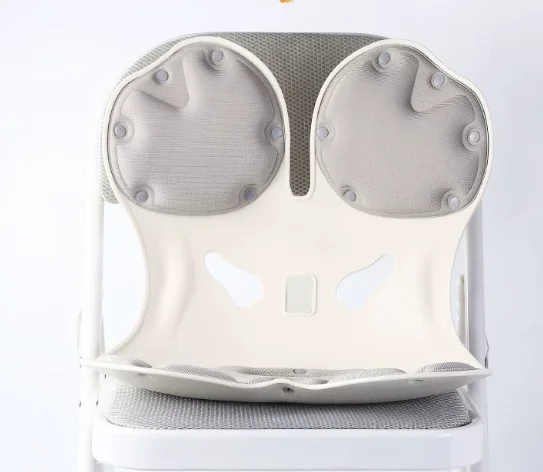 Office Sedentary Slow Rebound TPE Gel Seat Cushion Integrated Backrest Cushion Breathable Waist Cushion