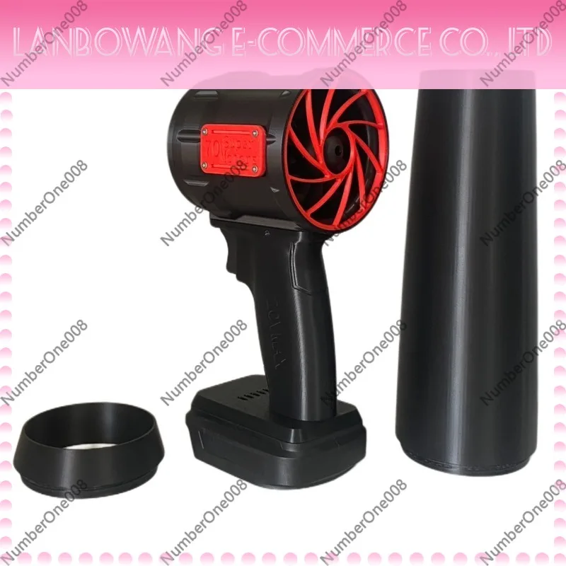 70mm Portable Jet Fan Brushless Motor Handheld Air Blower with Nozzle 21V Car Dryer Dust Cleaner Automotive Tool