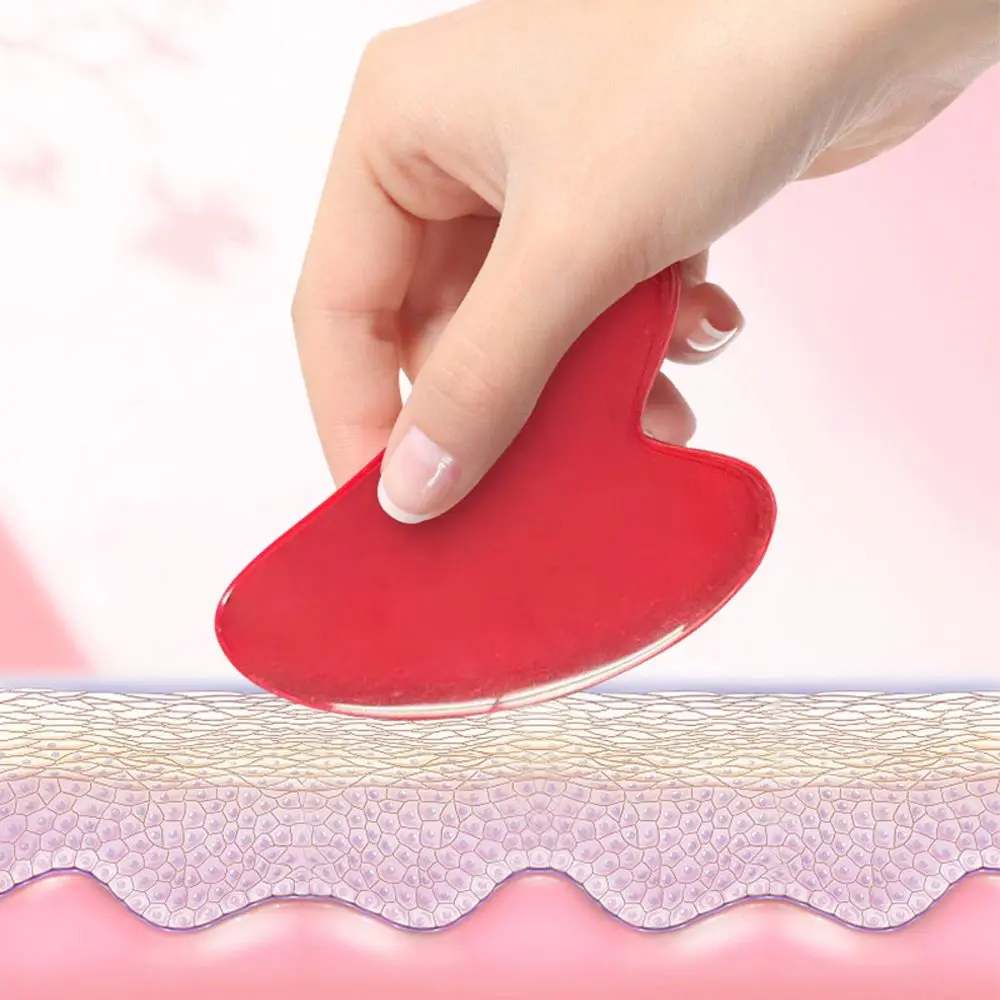 SPA Relaxation Face Lift Acupuncture Face Slimming Skin Care Tool Guasha Board Beeswax Scraper Scraping Body Massager