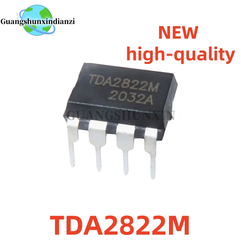 20PCS/LOT 100% NEW high-quality TDA2822M TDA2822 DIP-8 Best Quality transistor  In Stock