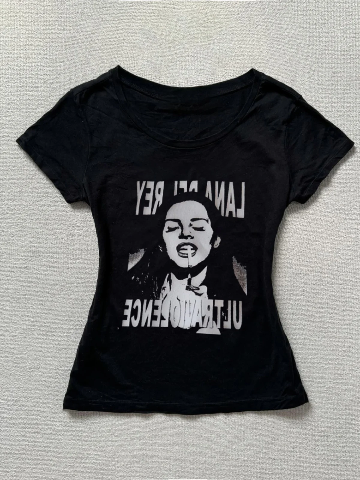 

Оригинальная женская футболка с американским принтом Boya Girl, модный летний топ в стиле ретро, хлопковый ор Све, круглый Ne