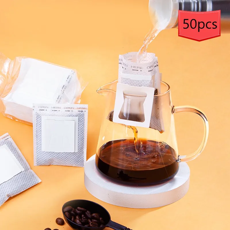Food-Grade Disposable Coffee Filter Bag, Portable Fine Mesh Pouch For Single Serve Brew Home Travel Coffee Separate Storage Pack