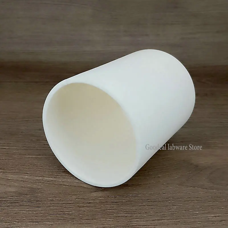 1pc 5ml to 1000m Lab Corundum cylindrical Crucible  99% Alumina Crucible High temperature resistance Volatile ash crucible