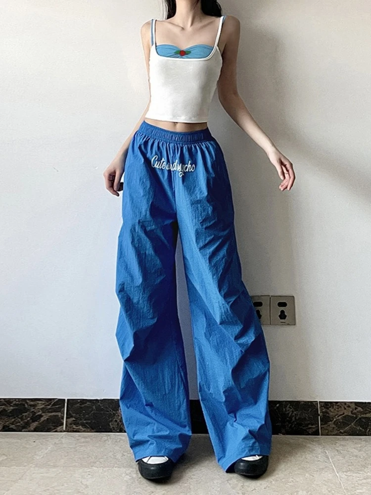 

Flower Appliques Crop Top Letters Printing Long Pants Set Summer 2 Piece Sets Womens Outfits Patchwork Ensemble Femme 2 Pièces