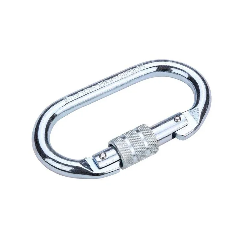 High strength Alloy steel 2500kgs carabiner for climbing