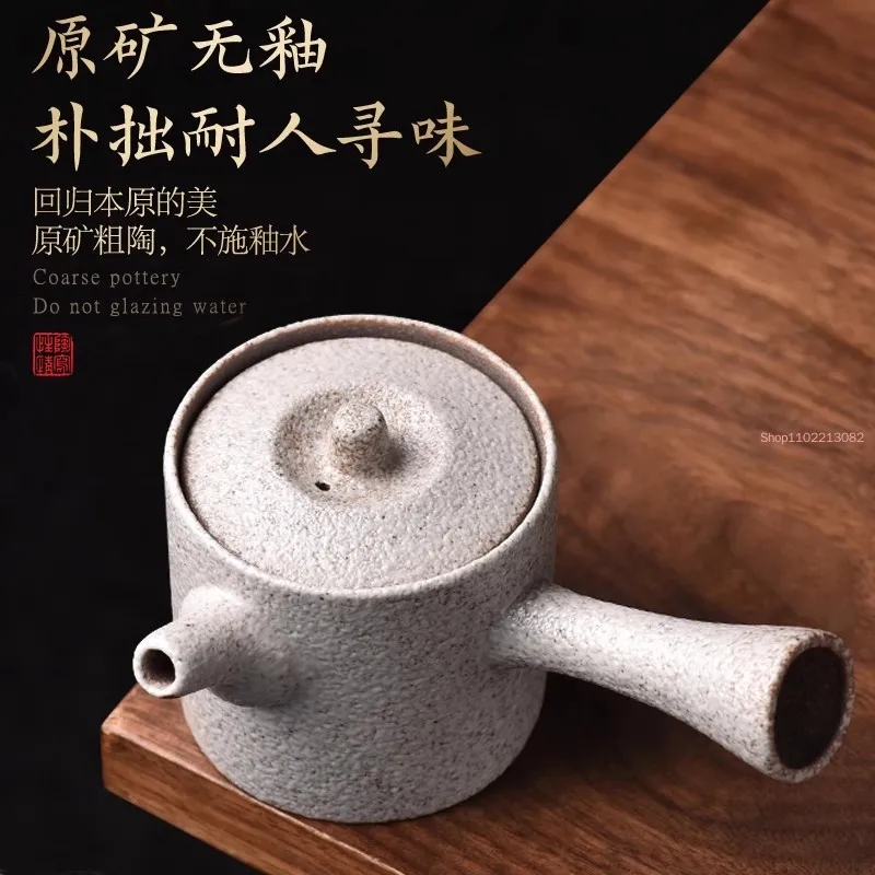 Japan Ceramic Kyusu Teapots Vintage Chinese Kung Fu Tea Pot Drinkware 160ml