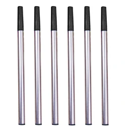 5 Pcs/lotMetal Refills 0.7mm For Roller Ballpoint Pen Office Business Ballpoint Pen Refill Rods For Writing Office Stationery