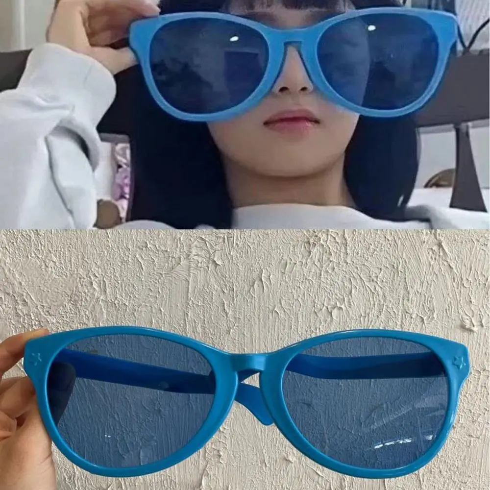 Vintage Party Props Masquerade Large Frame Square Glasses Shades Glow Glasses Big Glasses
