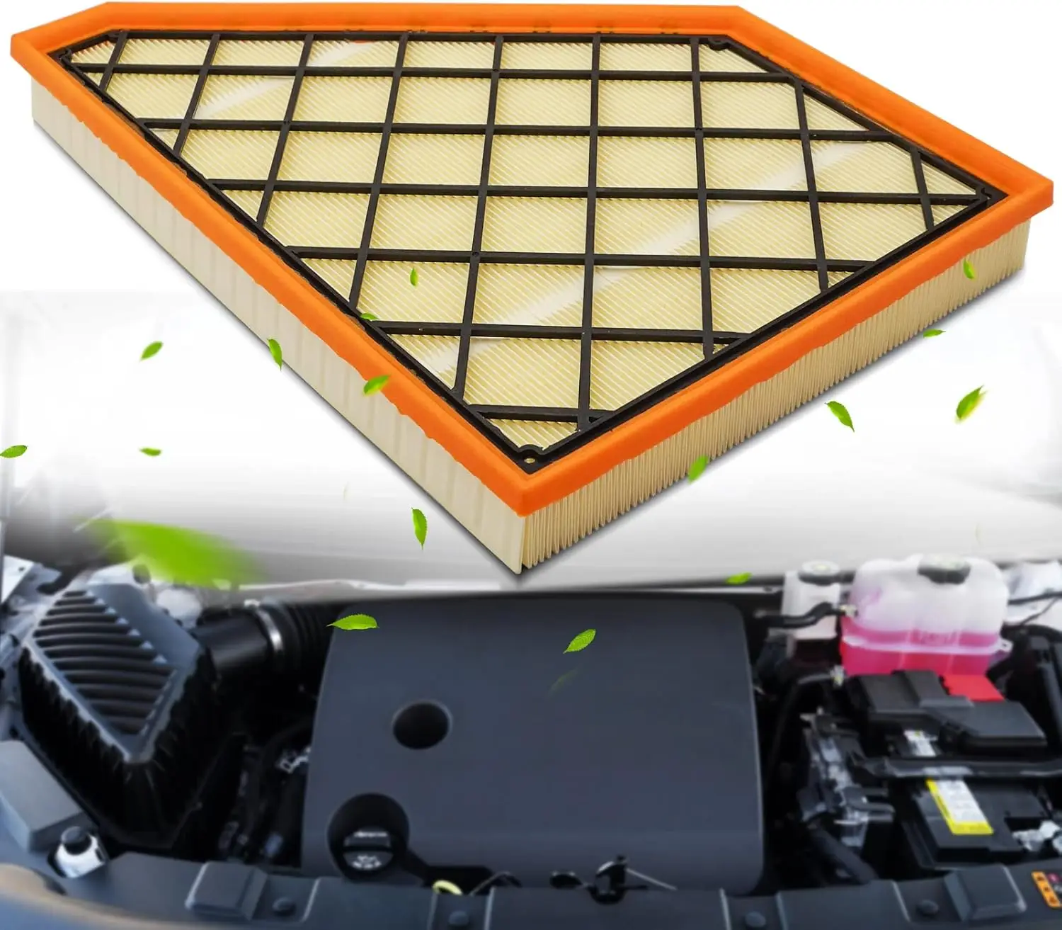 Kit de filtro de aire de motor de coche para GMC Acadia 2017-2022 / 2018-2022 Buick Enclave/2018-2022 Chevy Traverse /2019-2022 23321606