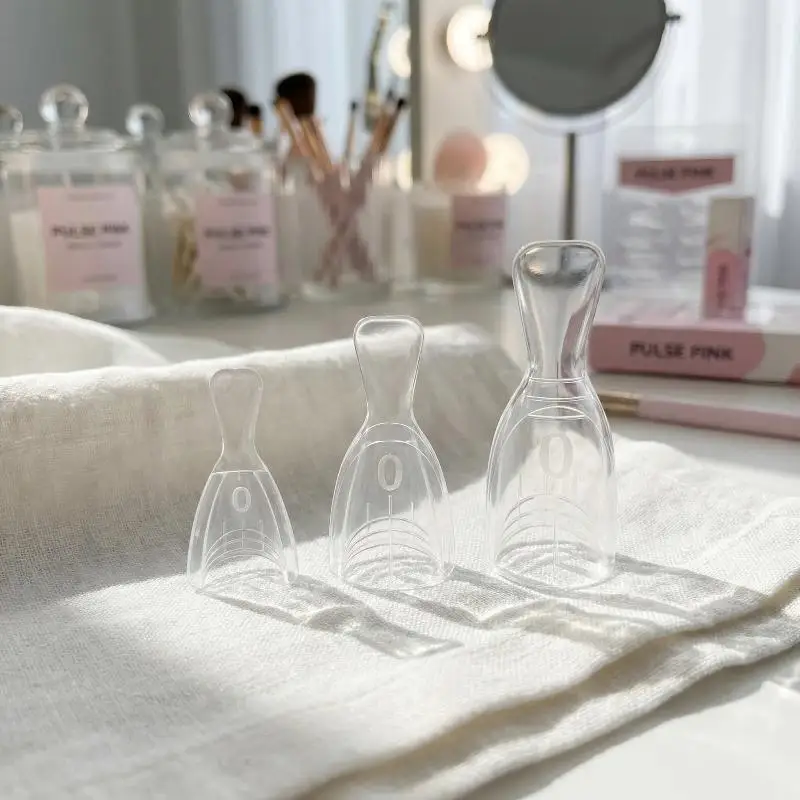 Dual Nail Forms Coffin Shape Sandwich Acrylic Extension Mold Sets 60 240 300pcs  for Salon Home Use