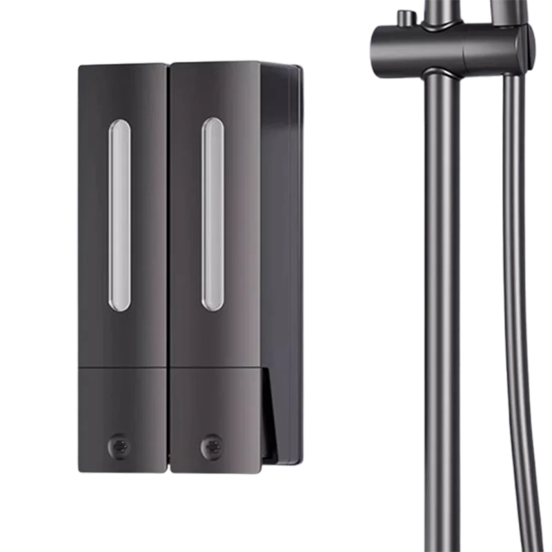 Toilet Stainless Liquid Soap Dispensers Shower Shampoo Luxury Unique Liquid Soap Dispensers Black Nordic Kit Banheiro Fixture