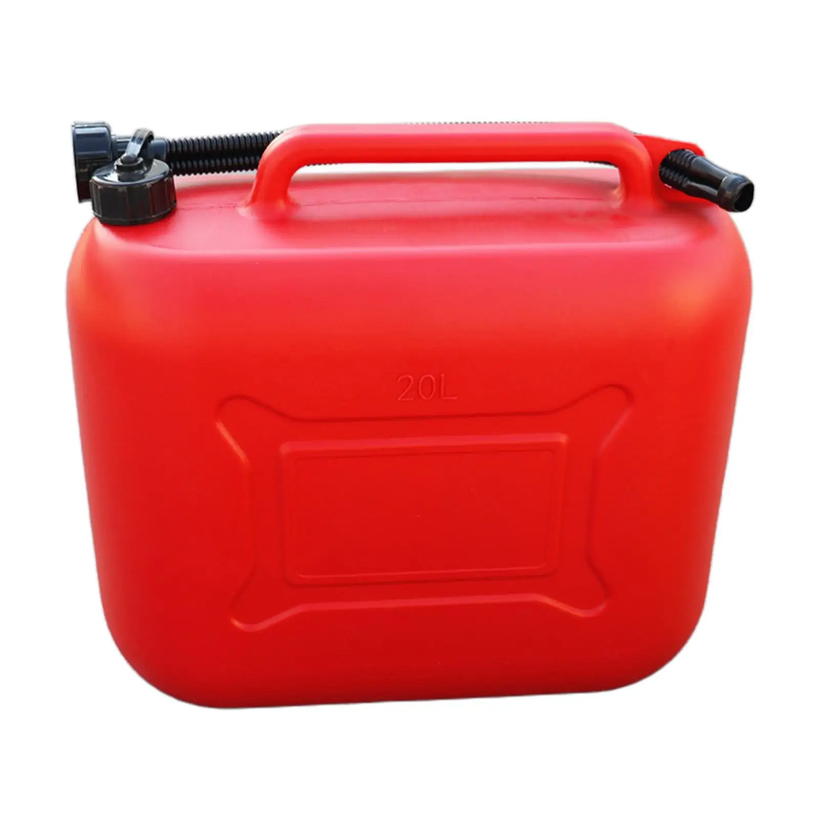 20L Fuel Tank Spare Petrol Tanks with Pipe Container Fuel Jugs for SUV