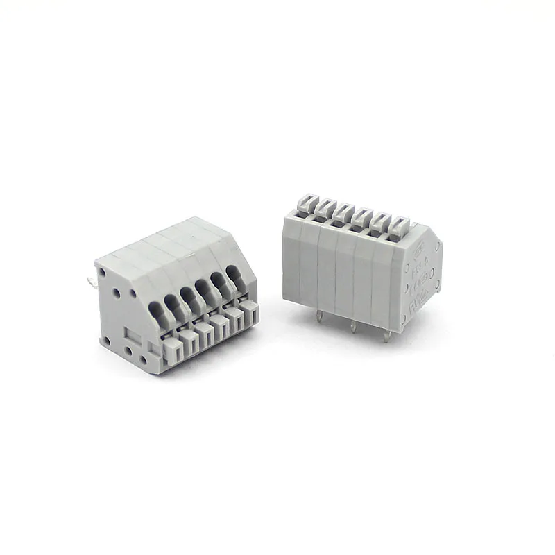 100PIN DG250-2.5mm grey spring terminal block dg250 A B 2.5MM pitch copper screwless terminals KF250 PTSA0.5/X-2.5-Z PHOENIX