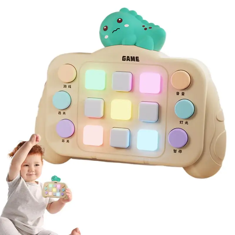 Quick Push Game Console Interactive Educational Toys For Stress Relief Interactive Educational Toys Handheld Push Bubbles Stress