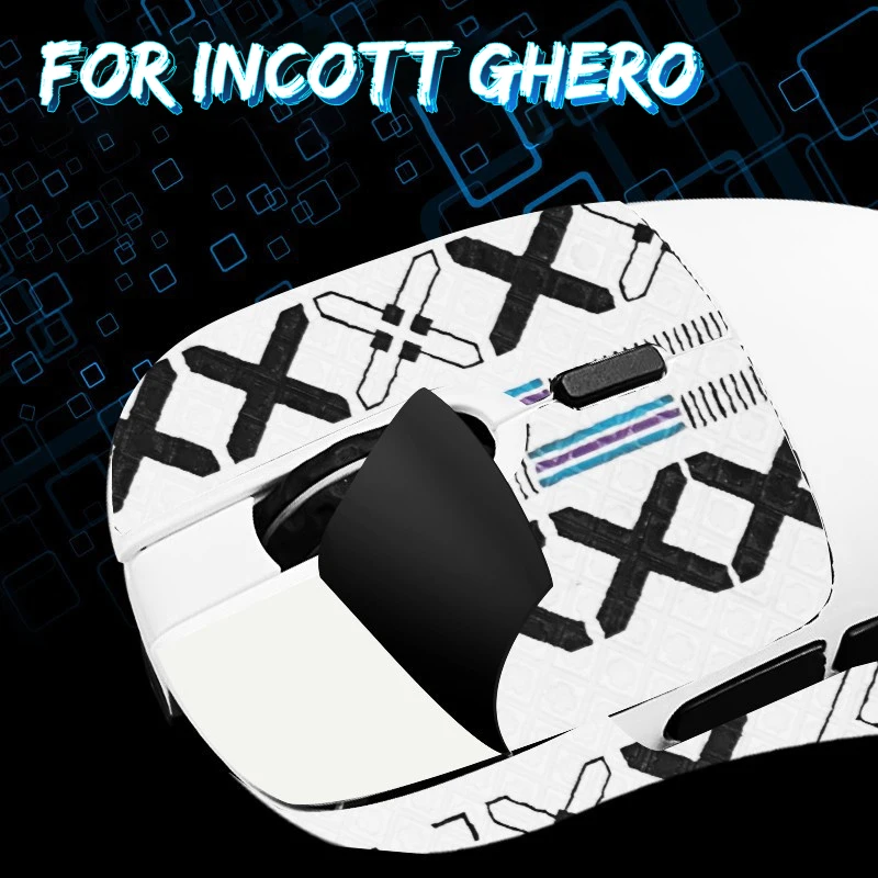 Anti-Slip Mouse Grip Tape Skate Sticker ForIncott GHERO Wireless Mouse Non Slip Suck Sweat Sticker Gamer Gaming Accessories