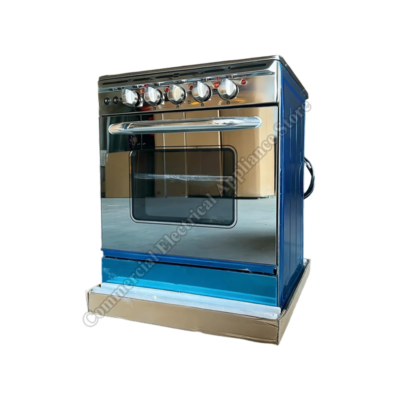 Electric Oven Commercial Large Capacity 4 Heads Four Induction Cooktops Vertical Multifunctional Stainless Steel High Power Oven
