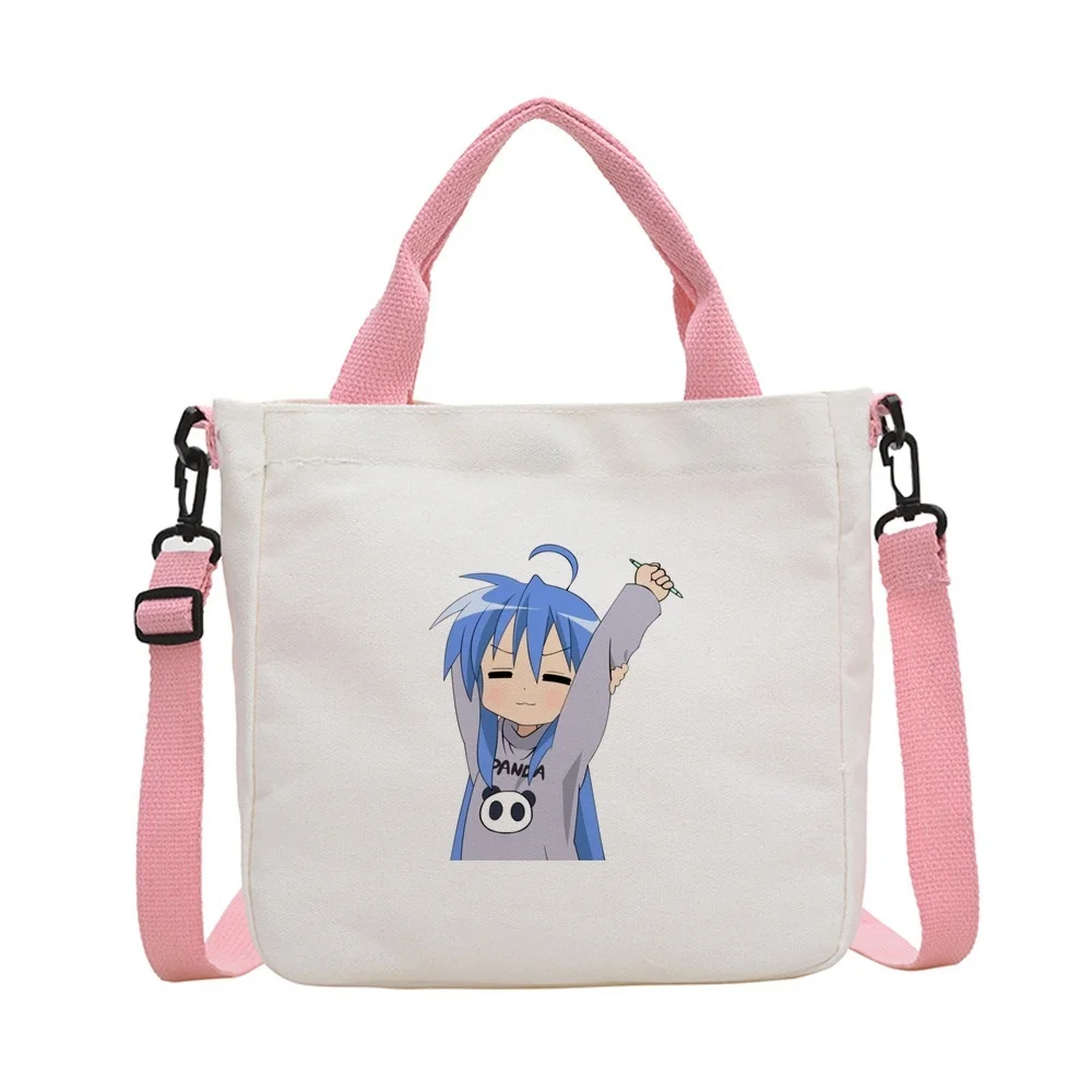 Lucky Star Otaku tote bag personnalisable torba na zakupy bolsas de tela reusable sac cabas femme