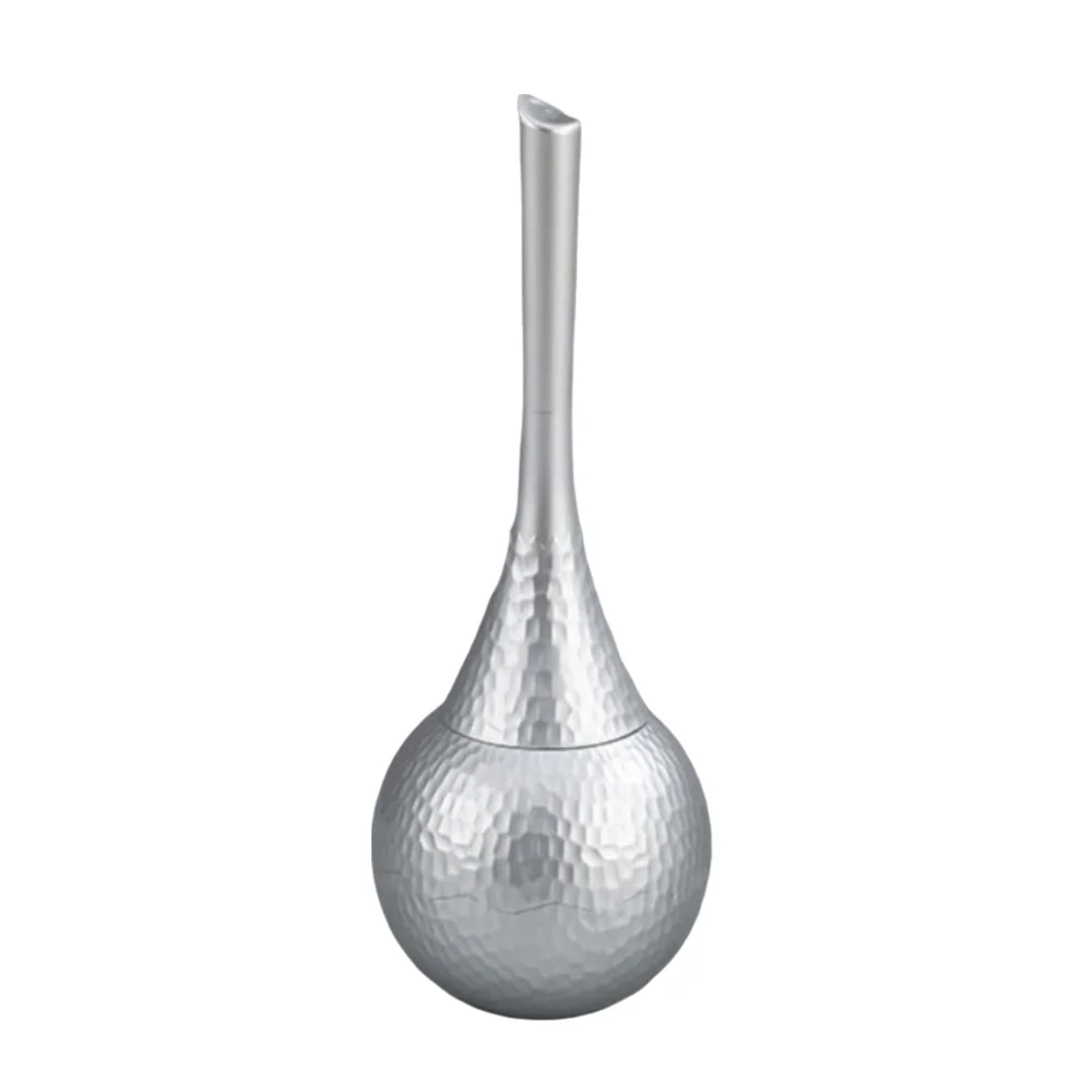 New Golden High-end Cleaning Brush Long Handle with Base Holder Toilet Brush Non-Scratch Household Bathroom Brush