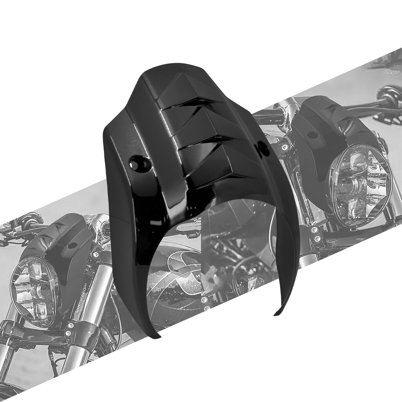 

Black Headlight Fairing Bracket Fit For Harley For Softail For Breakout FXBRS 2018 -2023