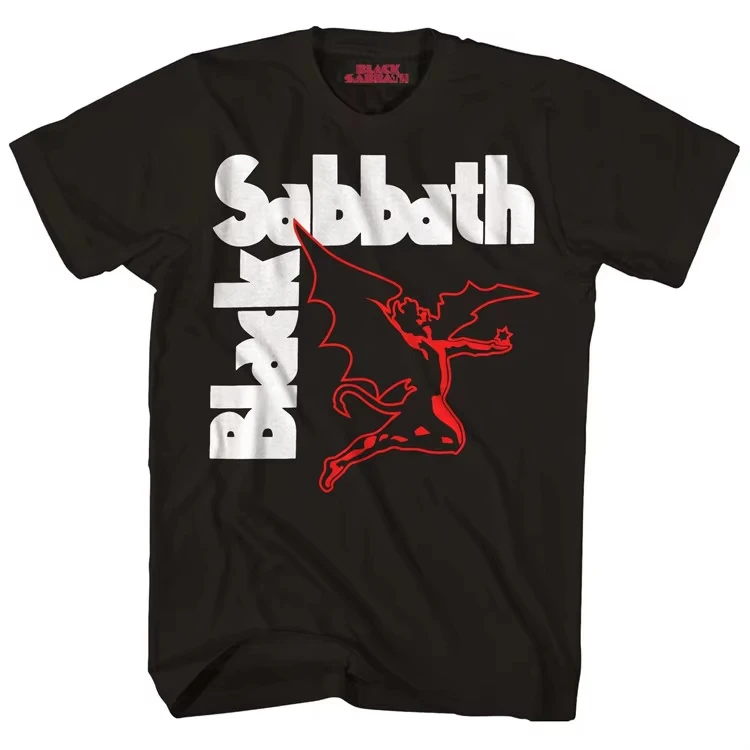 2026 New Black Sabbath Heavy Metal Rock Y2K Style Mens Short Sleeve Women And Men T-Shirt