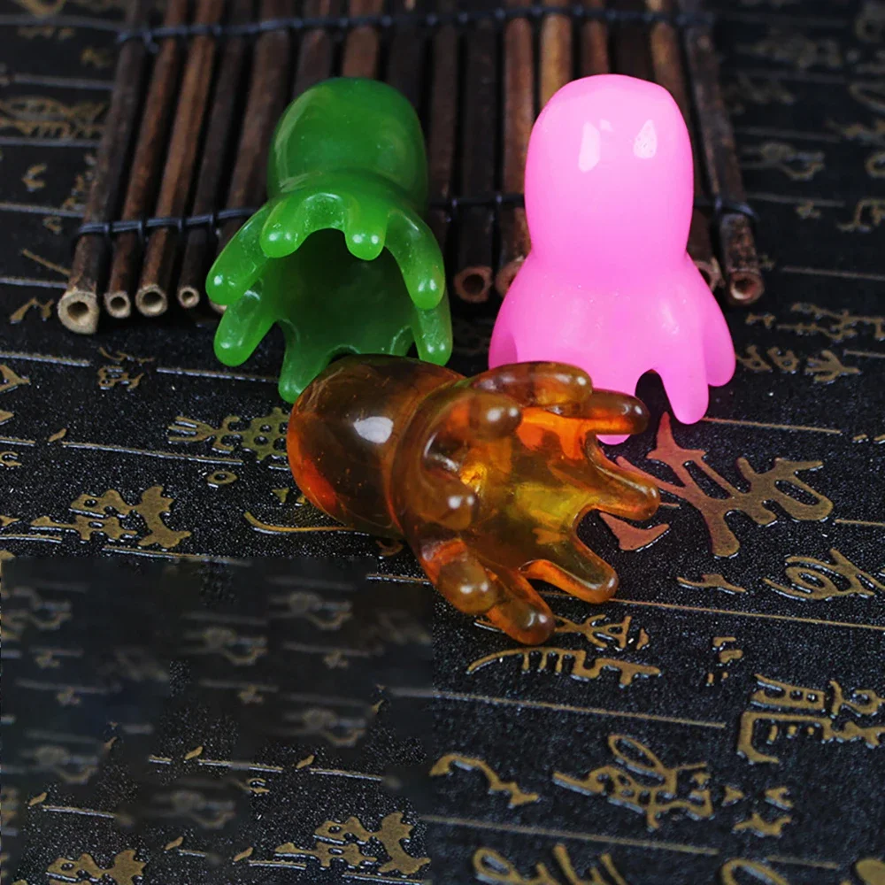 1 шт., массажная расческа для акупунктурных точек в форме осьминога, расческа для кожи головы с широкими зубьями, ручные инструменты для глубокого массажа спины, шеи и спины