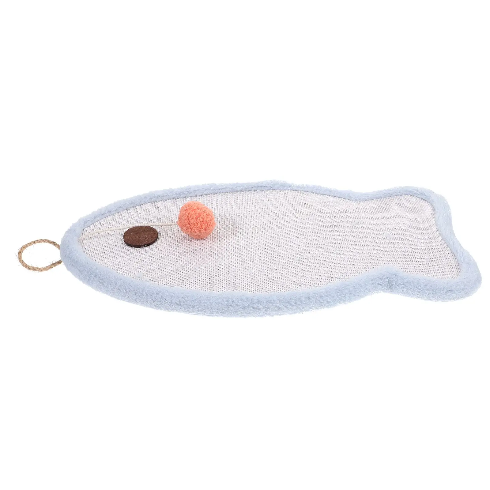 

Cat Scratching Pad Sisal Non Shedding Durable Whale Blue Large Surface Protect Furniture Portable Kitten Toy Indoor