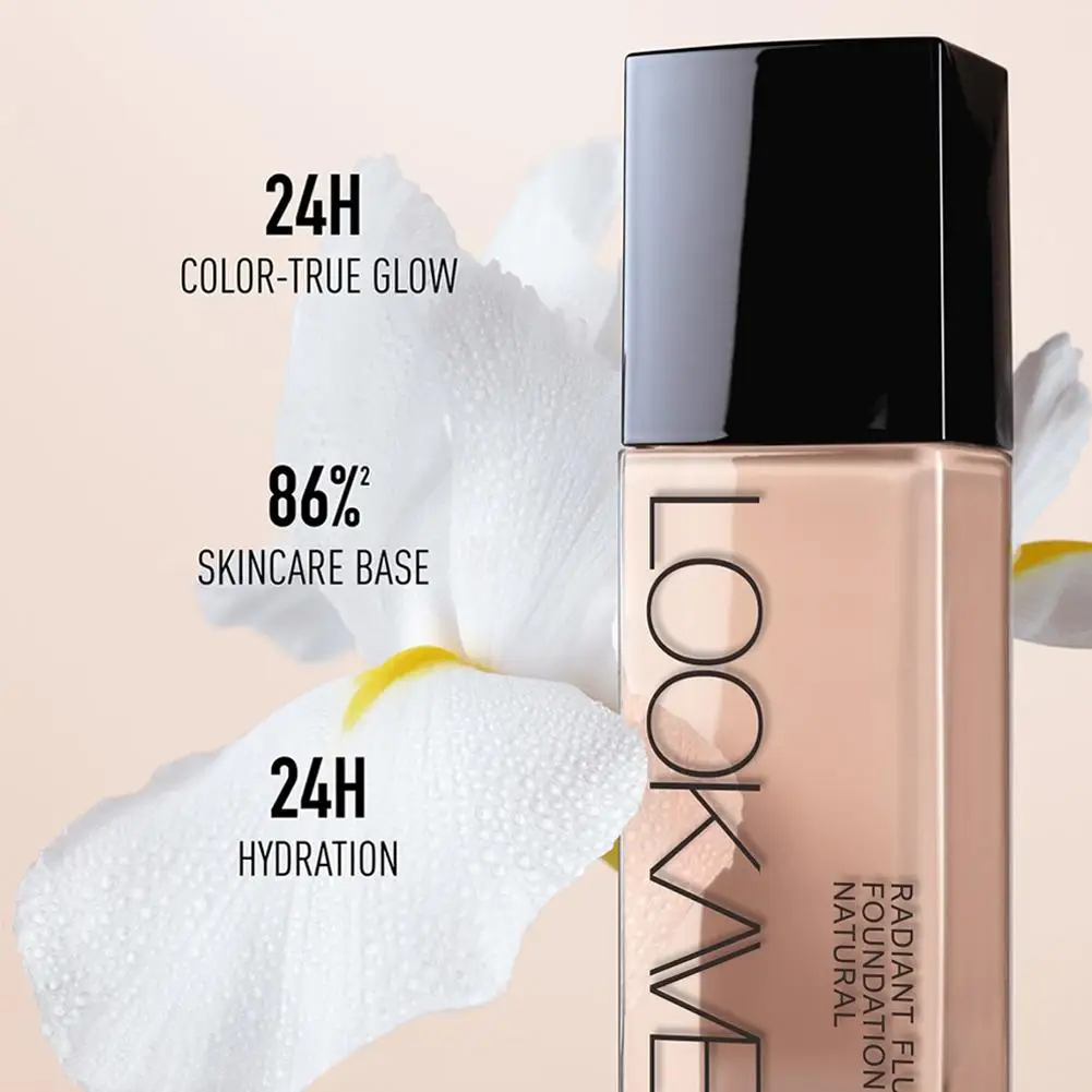 Fondotinta liquido che cambia temperatura Pori invisibili lisci Nascondere la copertura totale Correttore Cosmetici di bellezza per il viso