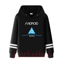 Detroit Becomes Connor Cos RK800 Hoodies Incarnated As A Human Detroit Become Human Sweatshirts Men's Hoodies Sweatshirt Male