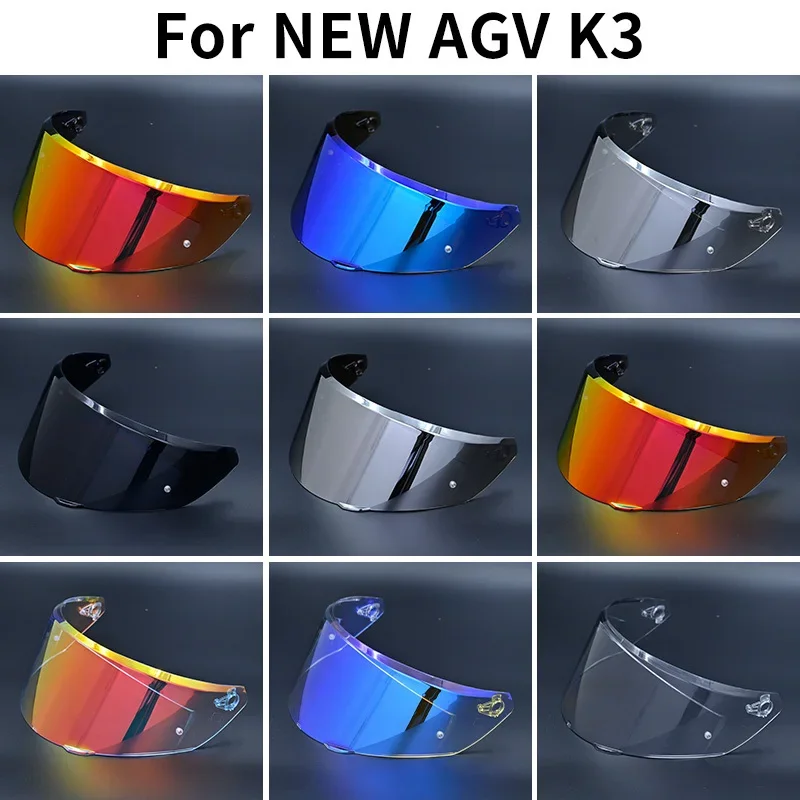 

Новый козырек для шлема K3 для AGV, новый щит K3 E2206, видоискатель, очки, линзы для лобового стекла, красочные аксессуары для мотоциклов
