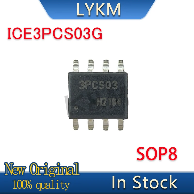 5/PCS New Original ICE3PCS03G 3PCS03 SOP8 AC-DC controller and regulator chip In Stock