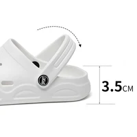 Sabots confortables d'été pour femmes, pantoufles légères et antidérapantes, sandales de plage, mode blanche EVA, chaussures de jardin imperméables 6