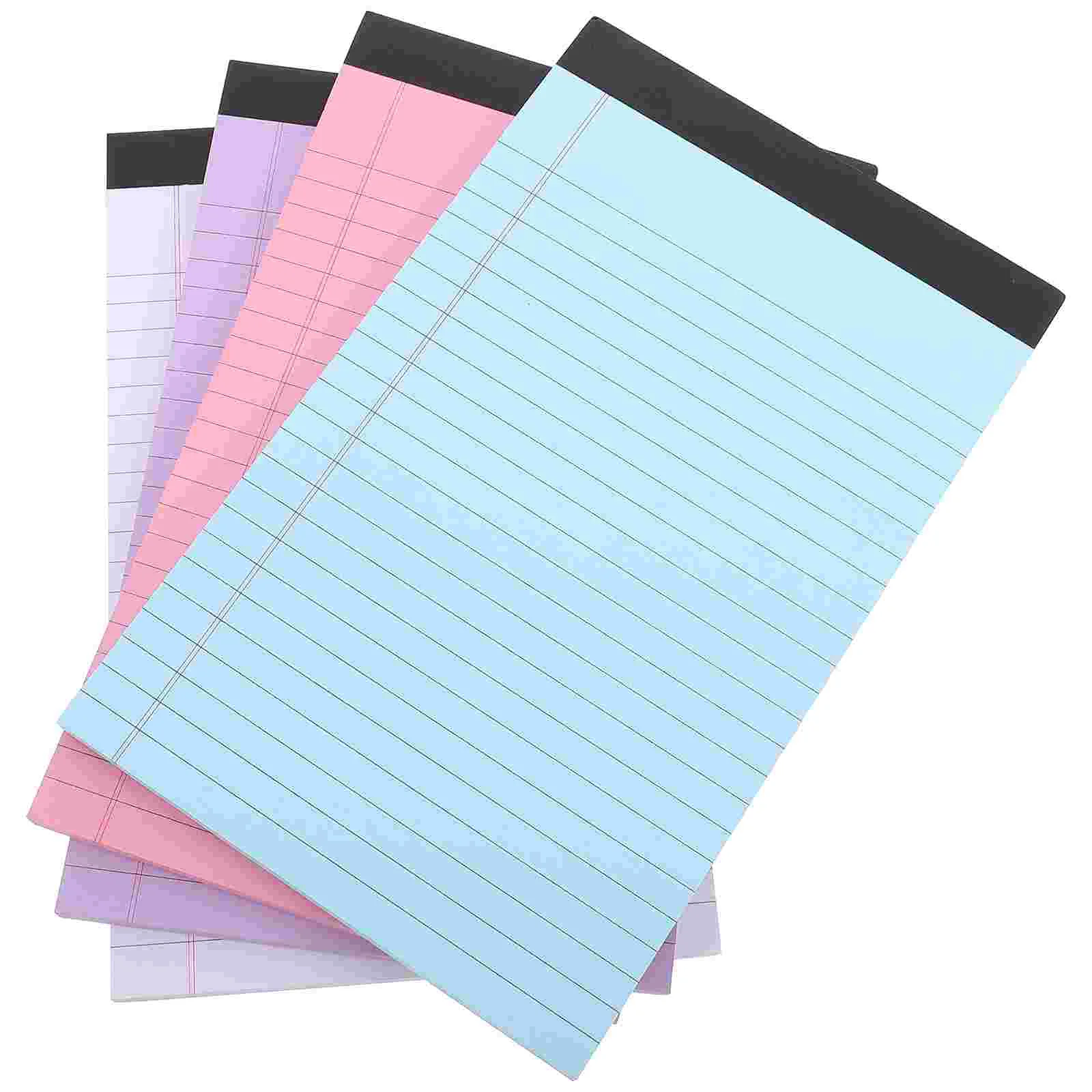 4 Pcs Notebook to Do List Notepad Small Legal Pads Notepads Reading Books Supply Paper