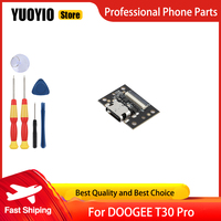 USB Plug Charge Board For DOOGEE T30 Pro T30 Max Phone Flex Cables Charging Module Perfect Replacement Parts Free Tools