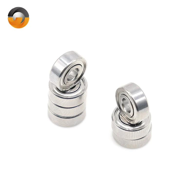 Imagem -03 - Hybrid Ceramic Balls Bearing Rust Proof Alta Velocidade 4x8x3 mm 10 Pcs Smr84zz cb Abec7