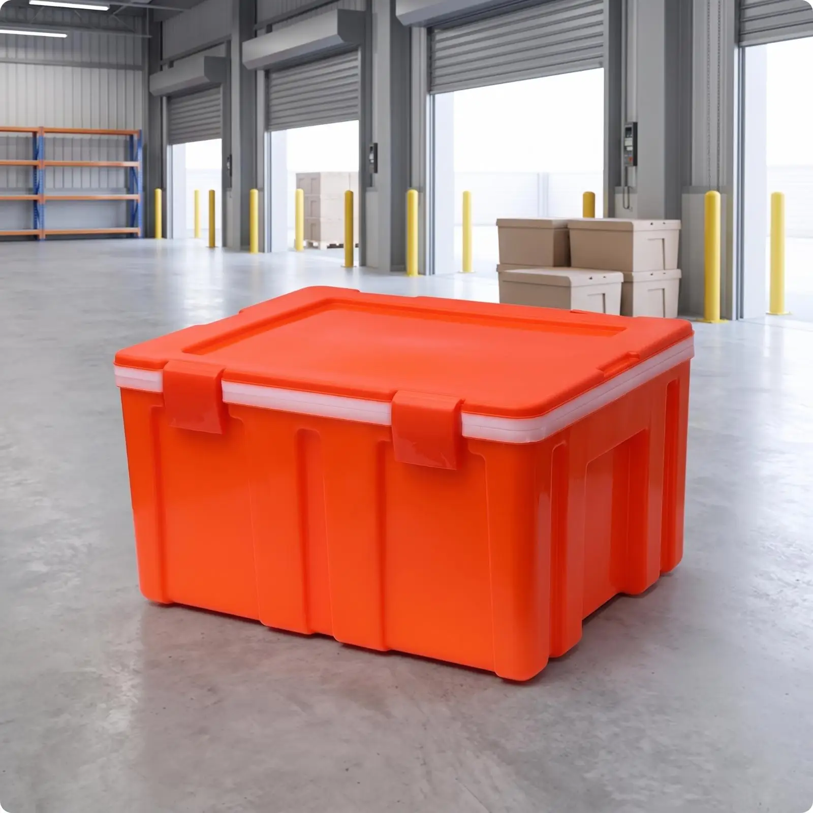 Insulated Container with Locking Latch | Thermal, Insulated Storage Box, for Catering