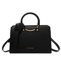 Ladies Bags on Sale 2023 Fashion New Leather Portable Work Commuting Large Capacity Simple and Versatile Style Top-Handle Bags
