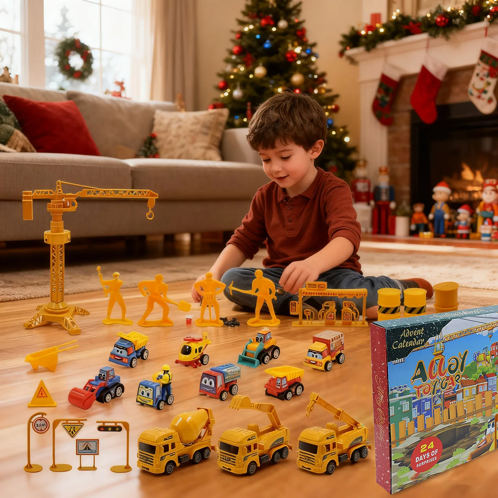 Minuterie pour tout-petits, compte à rebours de noël, calendrier de l'avent, boîte de 24 jours, jouet Surprise, poupées de déballage pour enfants, minuterie amusante pour enfants silencieux