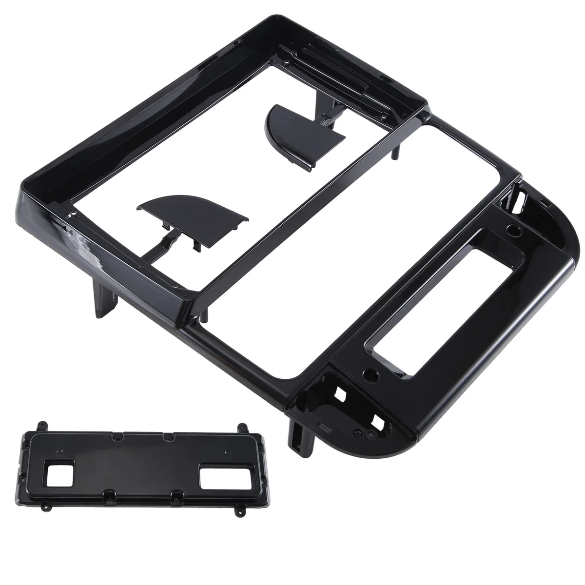 9 Inch Car Radio Fascia for PEUGEOT 406 1999-2004 Install Facia Console Bezel Adapter Plate Trim Cover(Black)