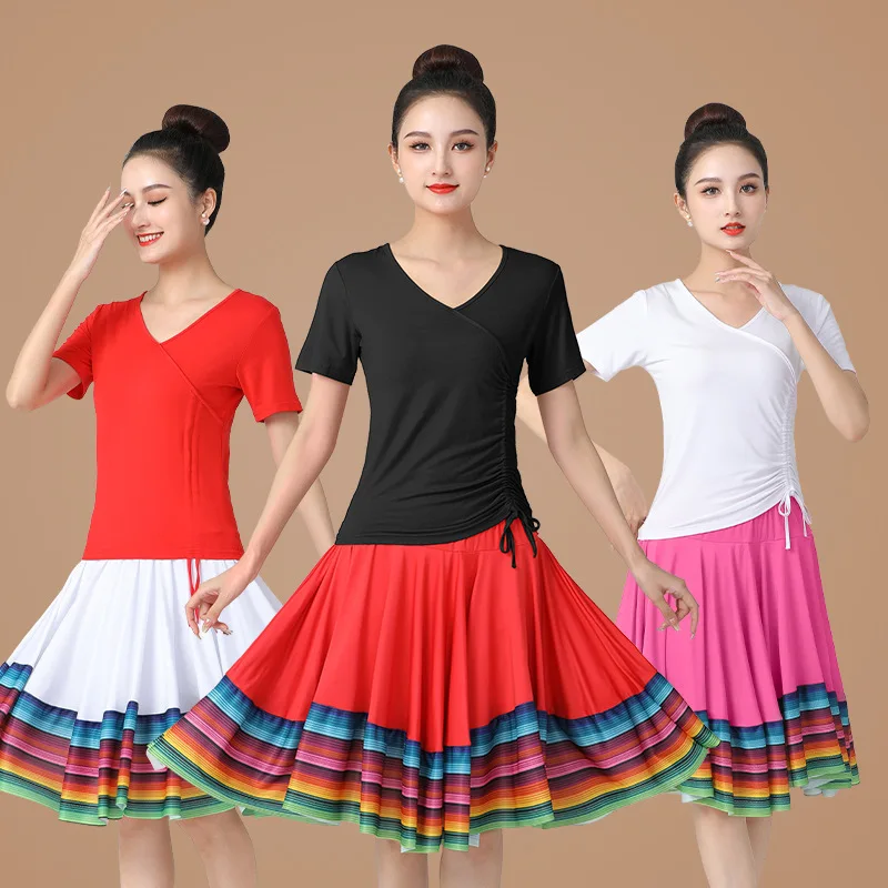 Professional Latin practice Dance dress for Women ballroom stadard Costumes Senior Sexy Latin Dance Compeititon Dress