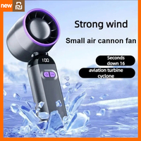 Xiami Youpin Handheld Desktop Fan Mini Portable USB Powerful Cooling Fan With Turbo Airflow Cordless Rechargeable Mijia Travel