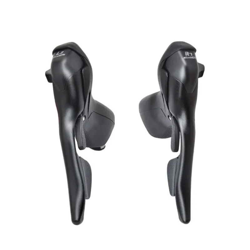 SB-R472 SB-R473 Double Triple Speed Road Bike Shifter Brake Levers for Shimano 2 x 7 3 x 7 Speed Drop Bar Shifters Black Pair