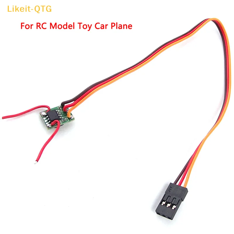 

НОВЫЙ Двухканальный коллекторный ESC 1А, 5В, электронный регулятор скорости, плата управления лебедкой для радиоуправляемых моделей машин, самолетов, 360 °